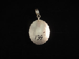 Concho Stamped Pendant