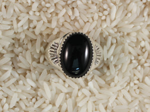 Small Onyx Cast Ring