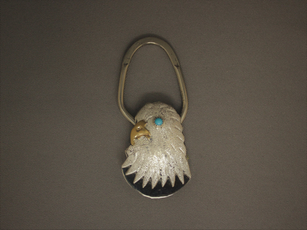 Eagle Head Key Ring
