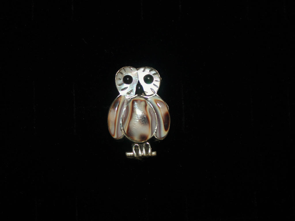 Brown Owl Pin/Pendant