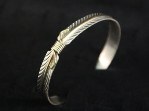 Gold Filled Feather Stacker