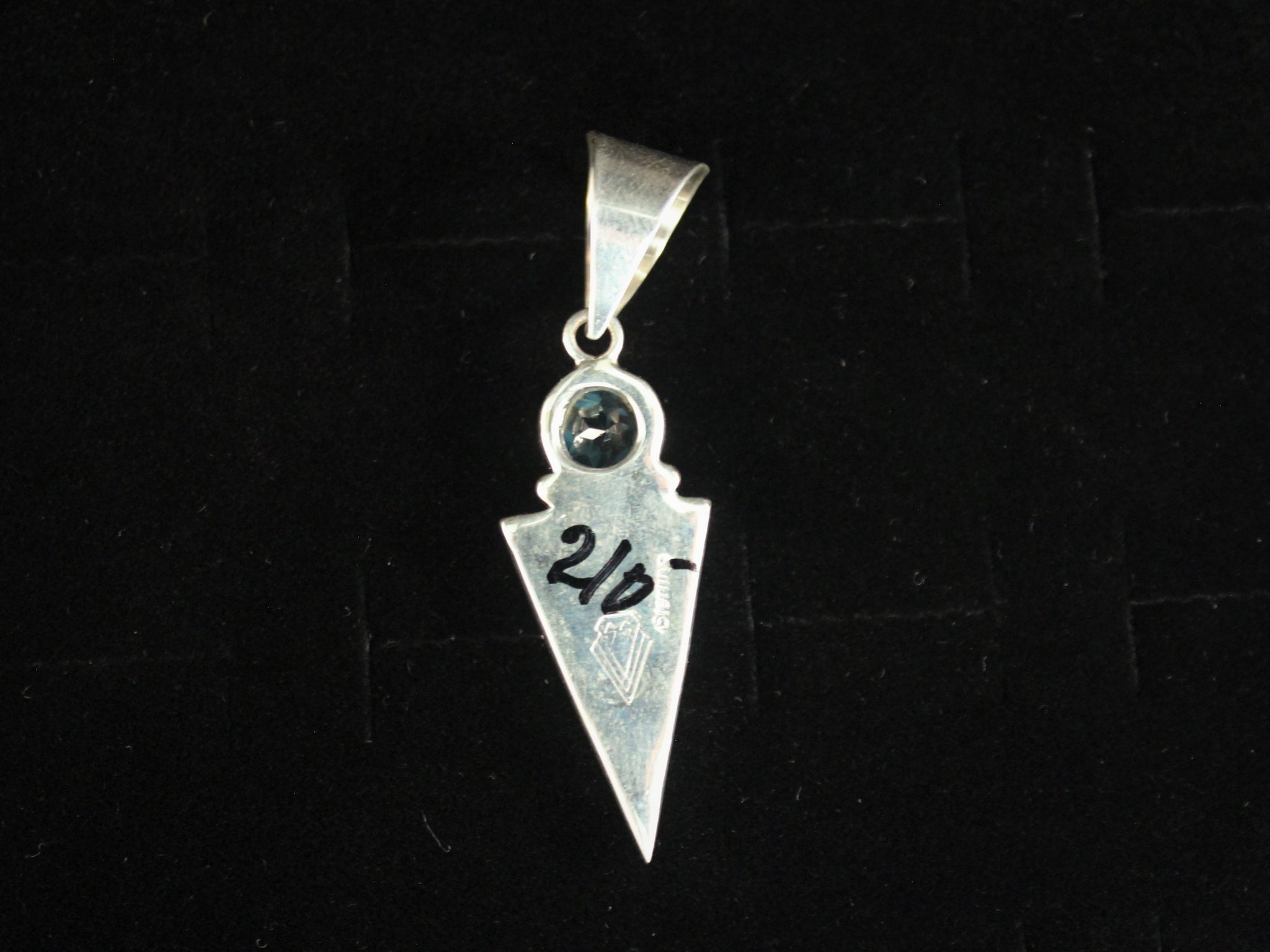 Contemporary Navajo Inlay Pendant