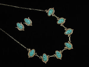 Turquoise Maize Necklace Set