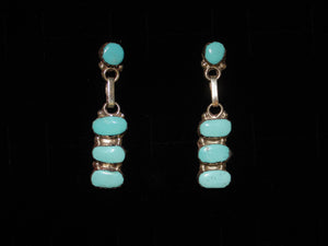 Simple Turquoise Post Dangles