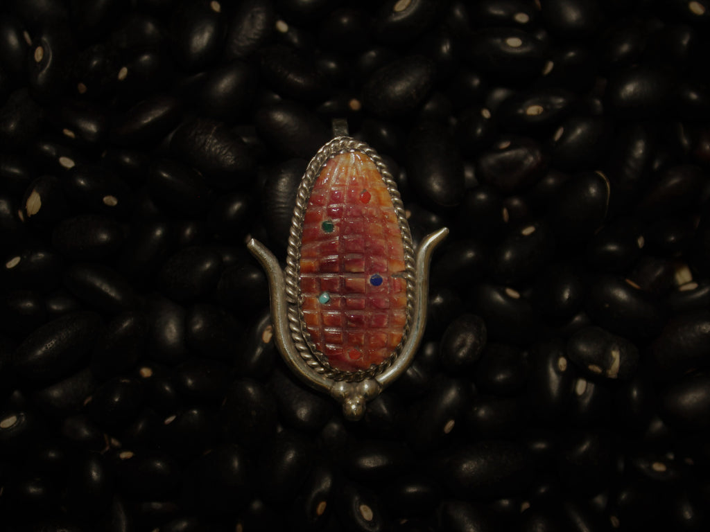 Purple Corn Pin/Pendant