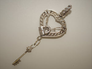Key of Heart Pendant
