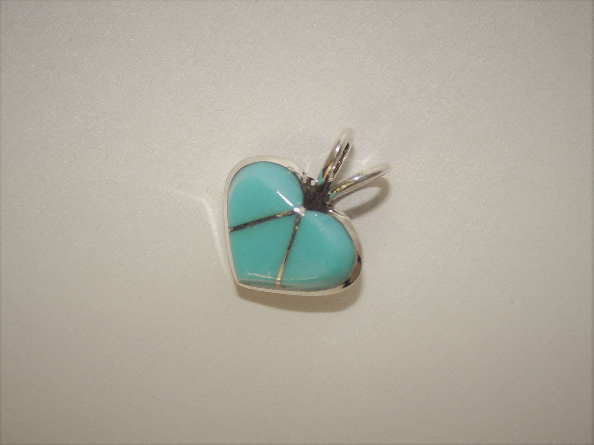 Mini Turquoise Heart Pendant