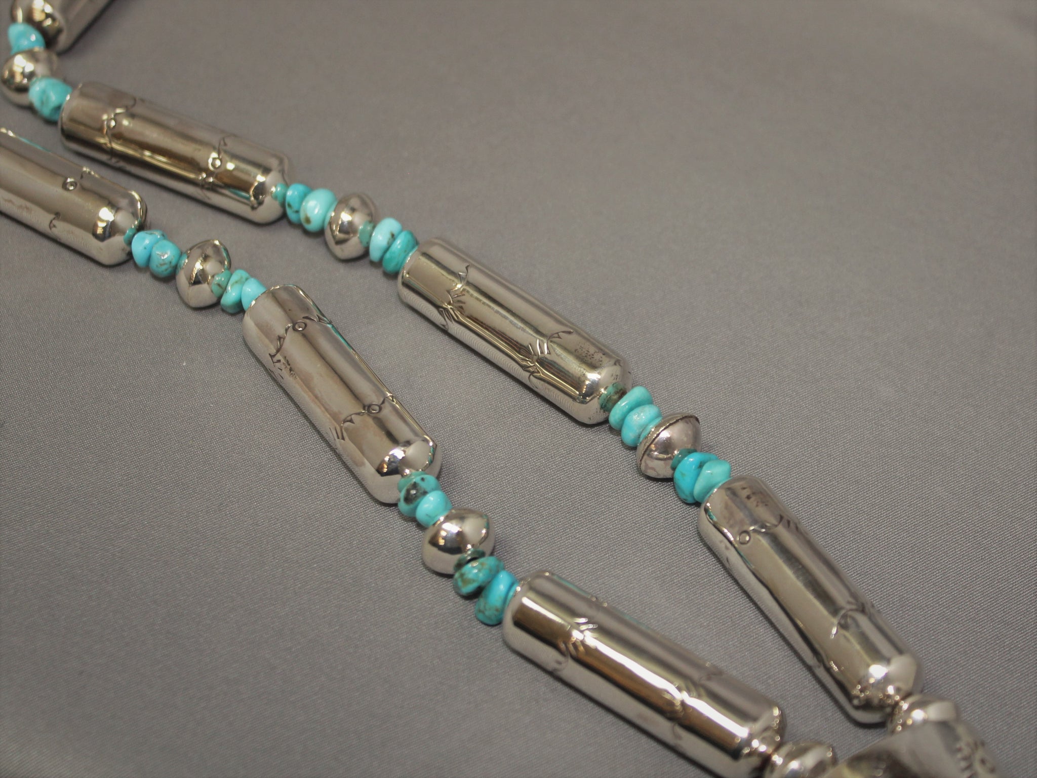 Handmade Beaded Jaclaw with Turquoise Beads